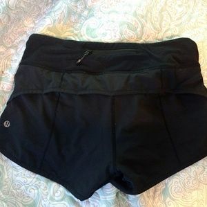 Lululemon black athletic shorts